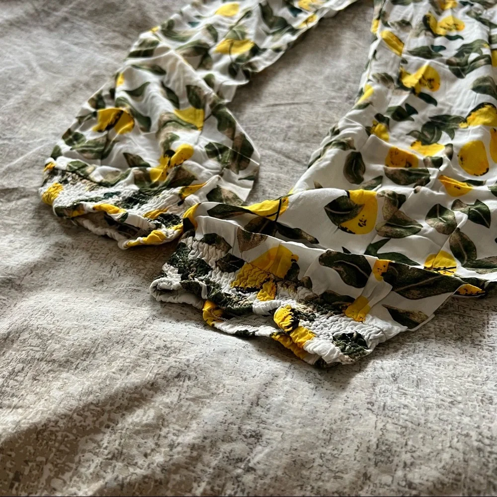 Lemon pattern lightweight joggers - Picture 3 of 8